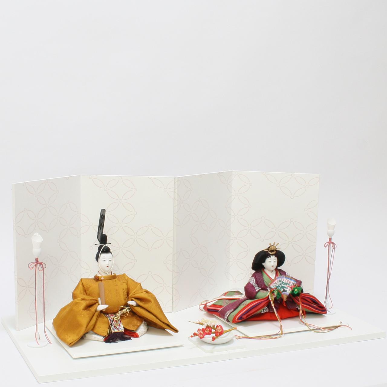 黄呂染（こうろせん）衣装 親王飾り